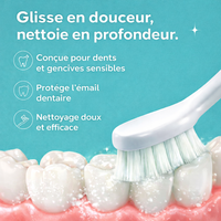 Brosse à dents poils souples